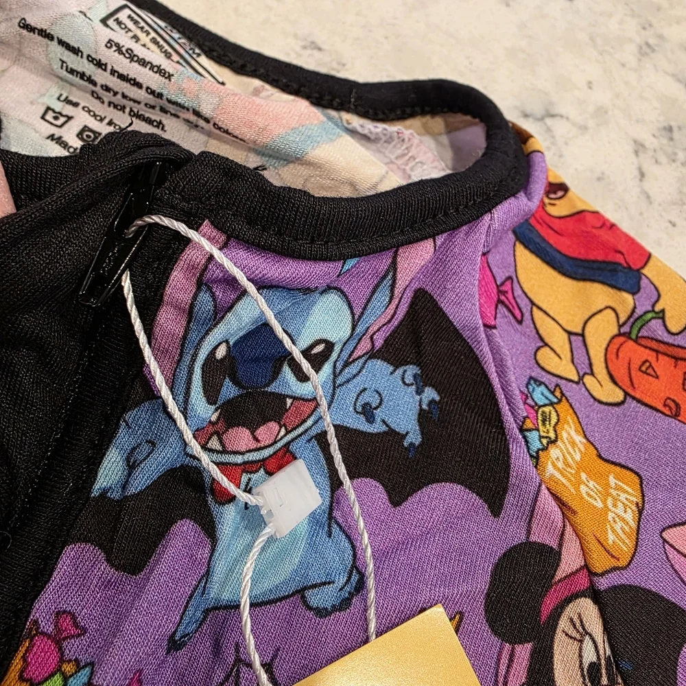 Halloween Walt Disney Characters Bamboo Convertible Zippy Size 6-12 Months NWT!